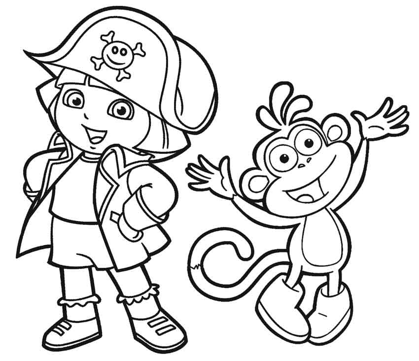 Dora the Explorer coloring page (104)