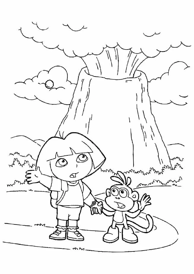 Dora the Explorer coloring page (106)