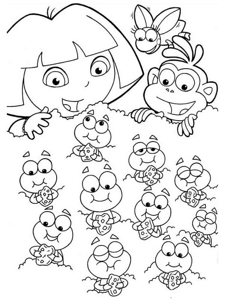 Dora the Explorer coloring page (12)