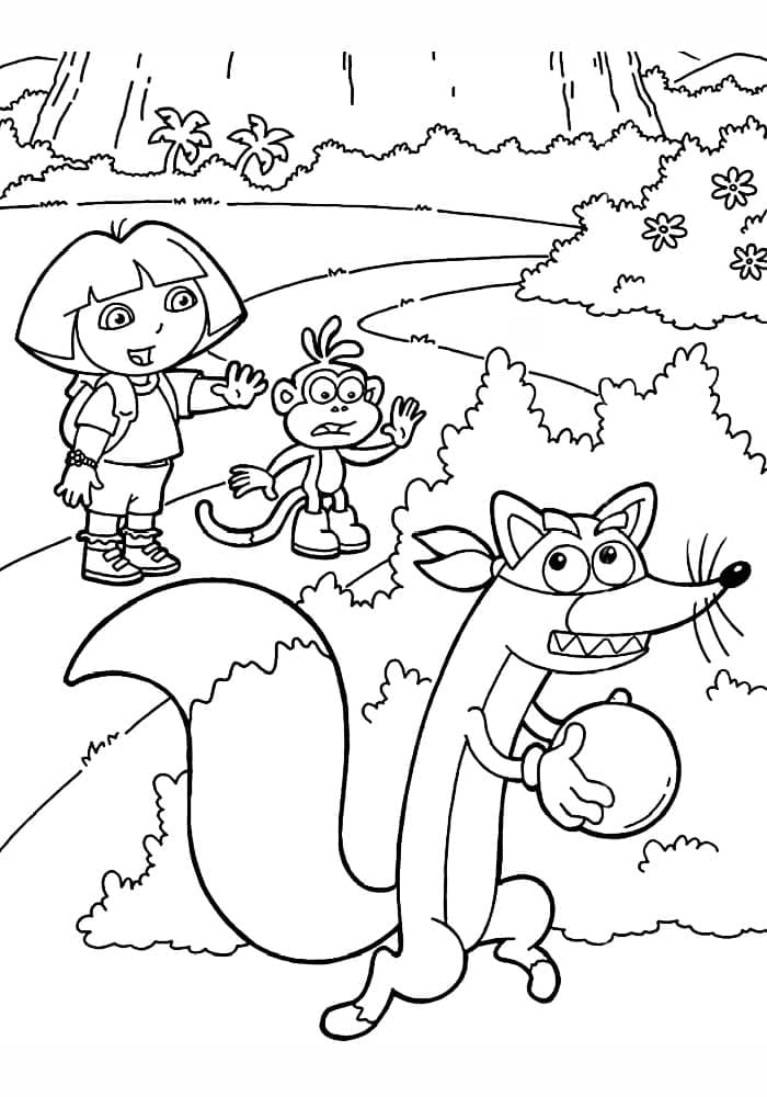 Dora the Explorer coloring page (15)