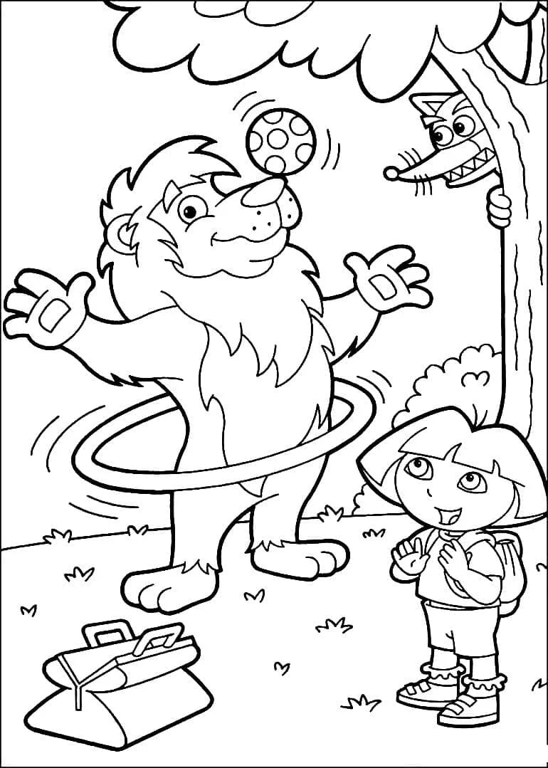 Dora the Explorer coloring page (16)