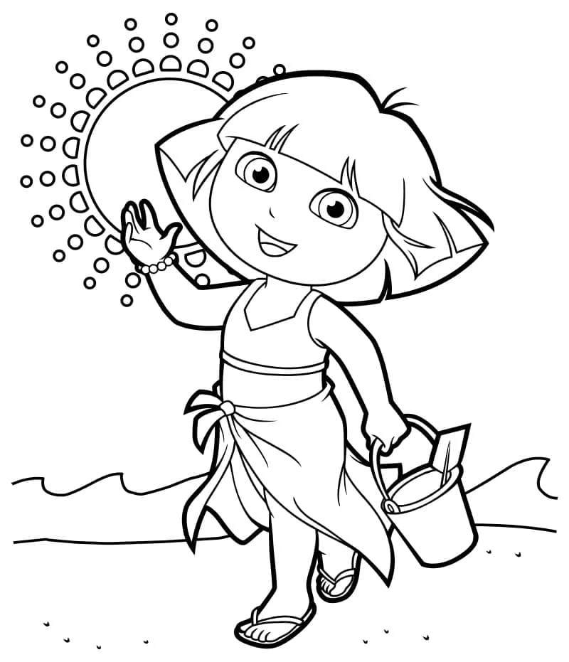 Dora the Explorer coloring page (17)