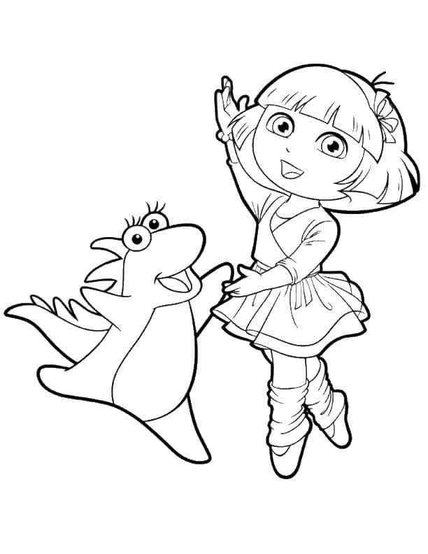 Dora the Explorer coloring page (19)