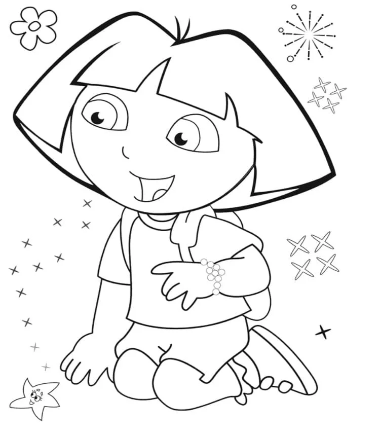 Dora the Explorer coloring page (22)