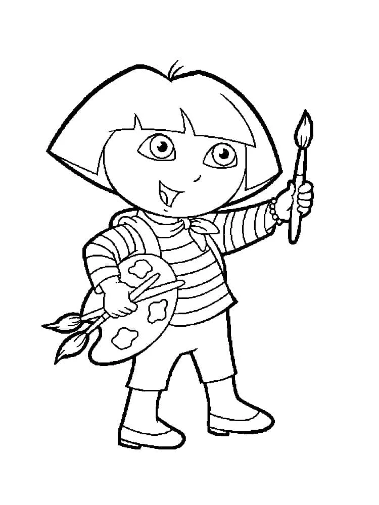 Dora the Explorer coloring page (23)