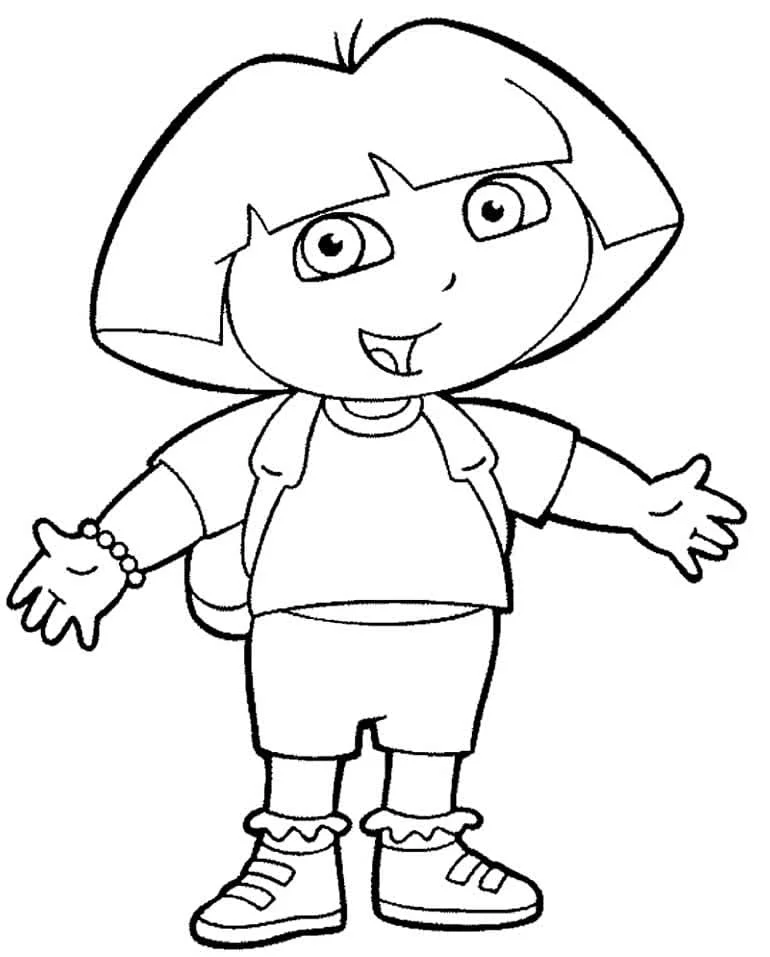 Dora the Explorer coloring page (24)