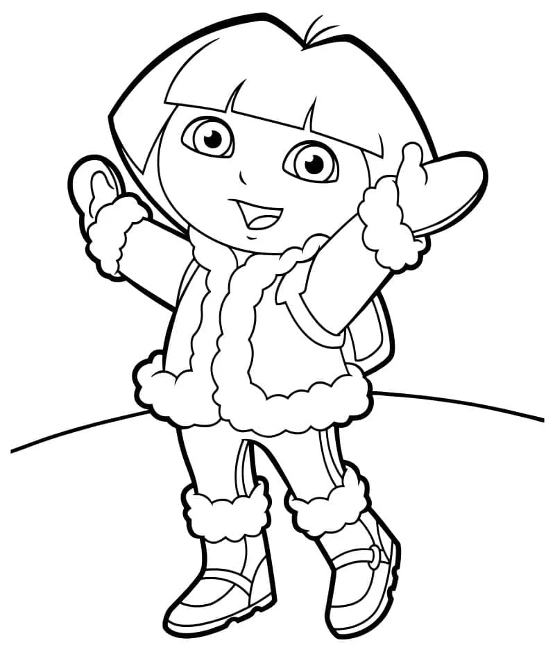 Dora the Explorer coloring page (25)