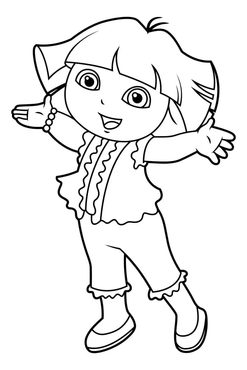 Dora the Explorer coloring page (26)