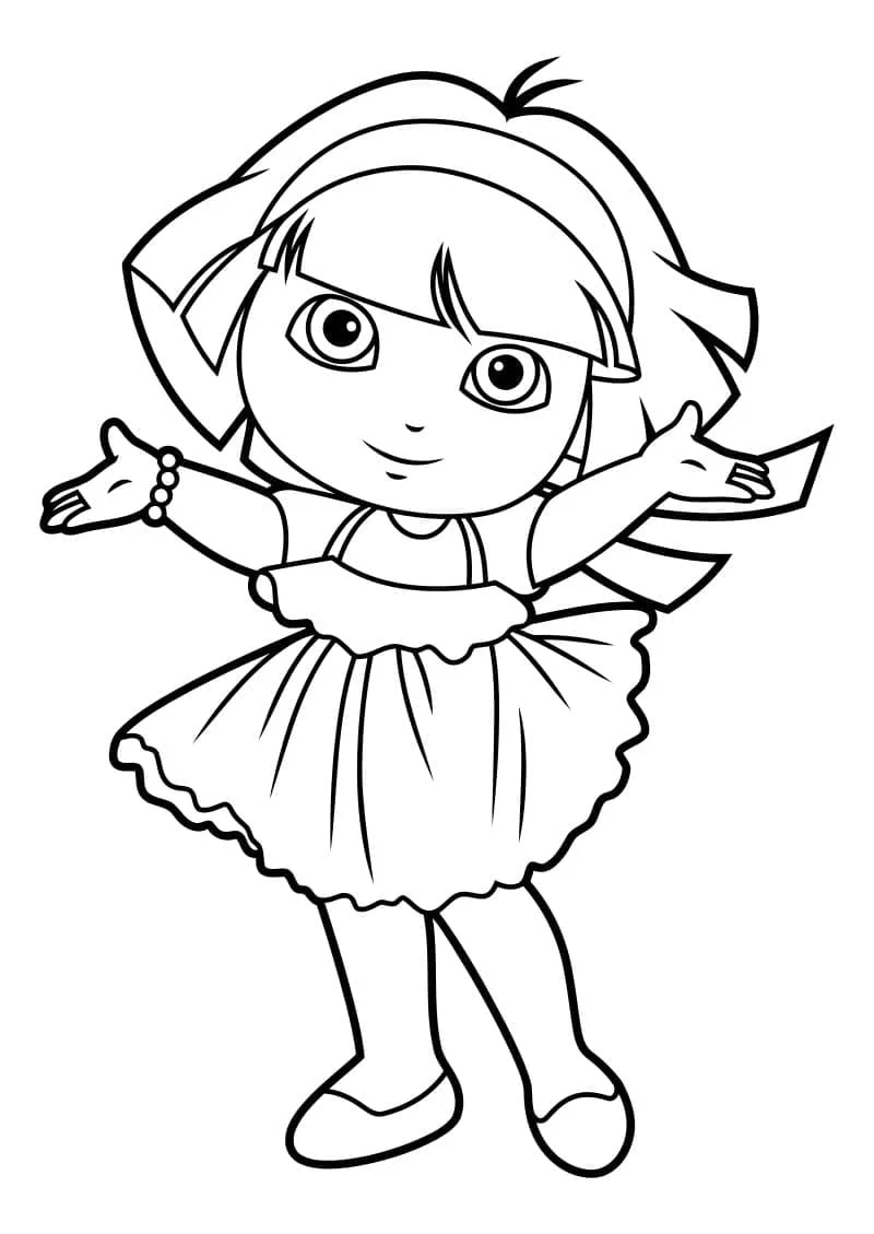 Dora the Explorer coloring page (28)