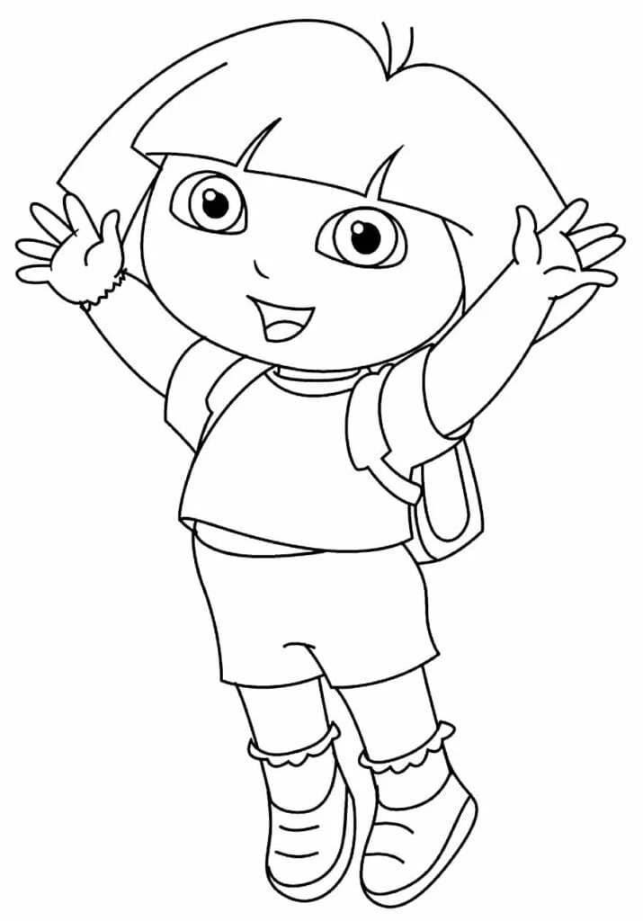 Dora the Explorer coloring page (29)