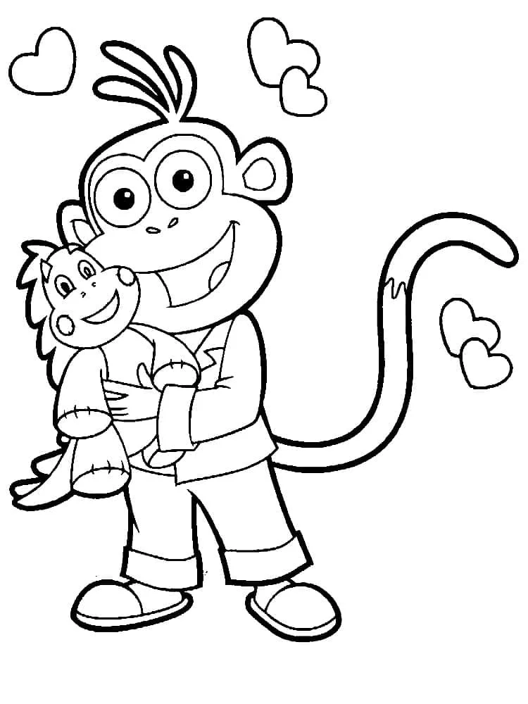 Dora the Explorer coloring page (3)