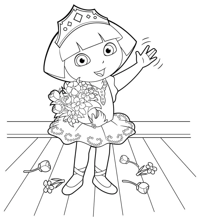 Dora the Explorer coloring page (30)