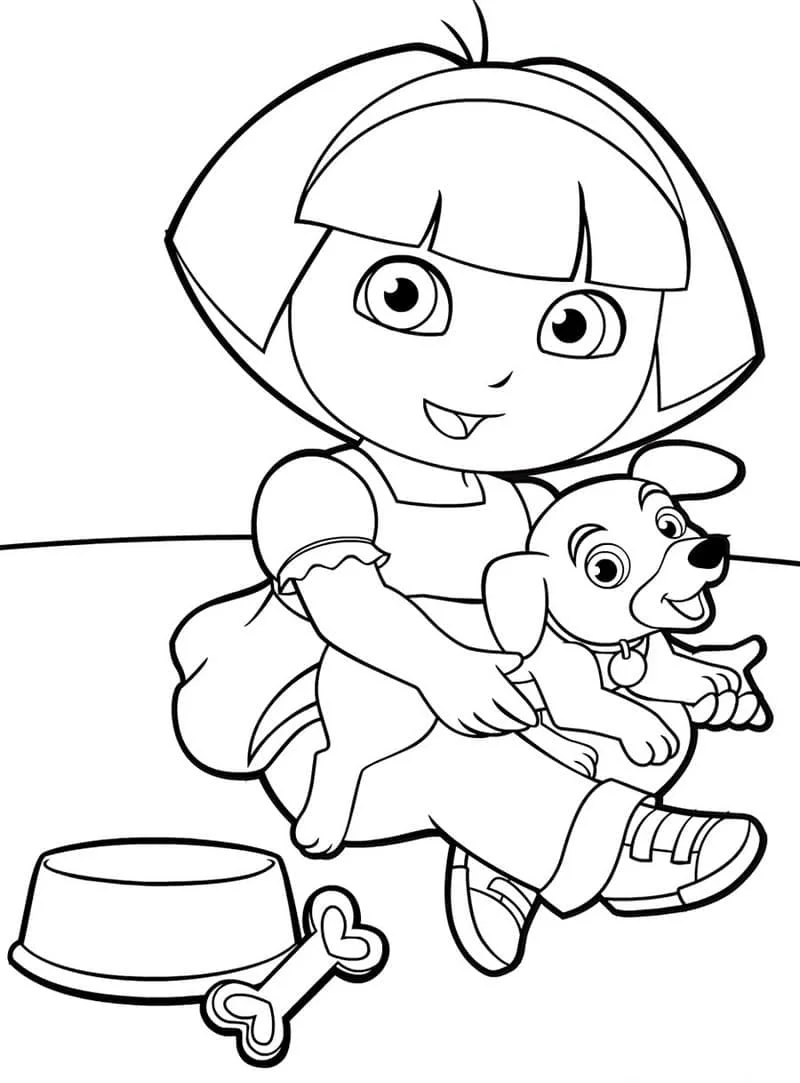 Dora the Explorer coloring page (32)