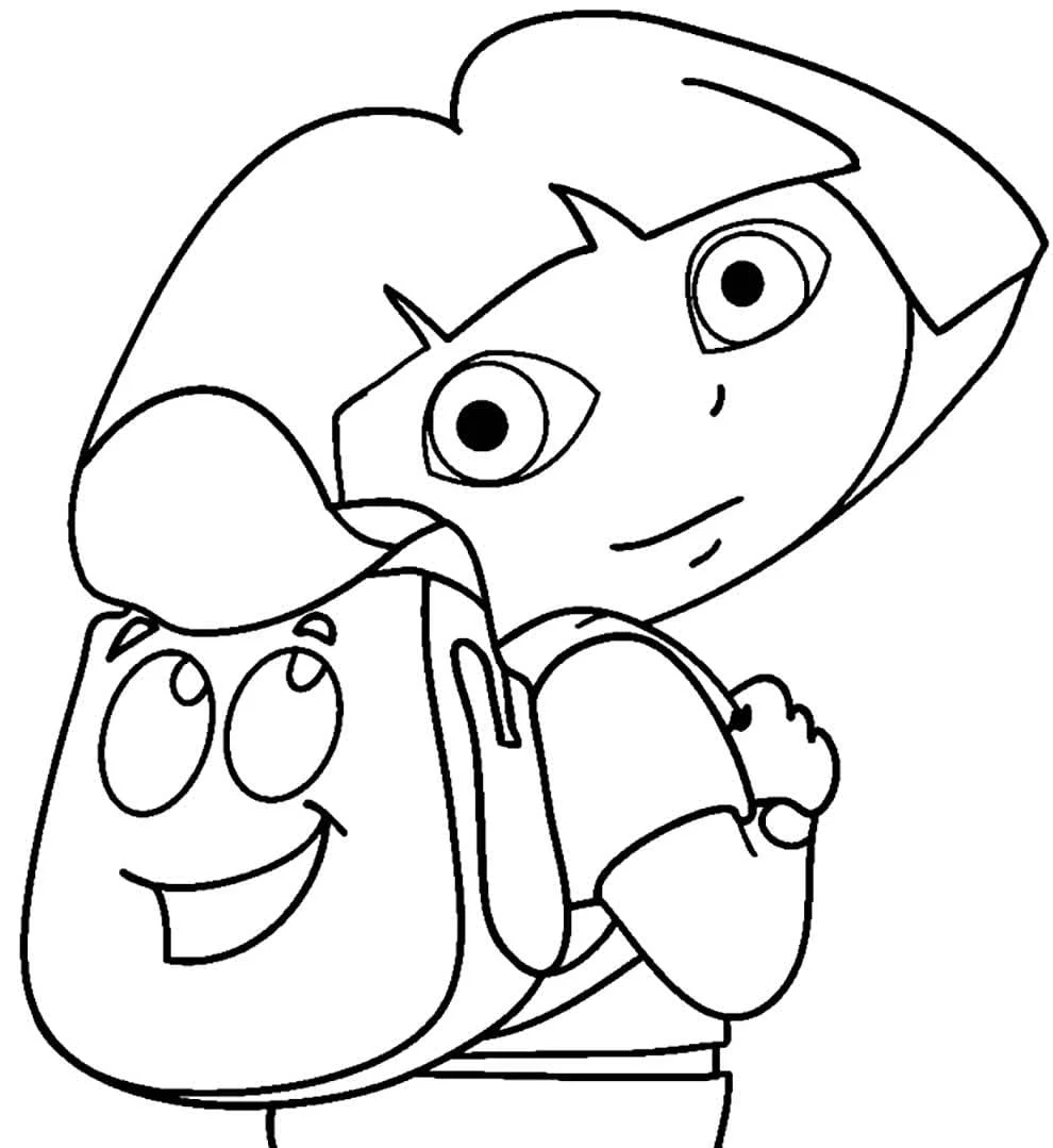 Dora the Explorer coloring page (34)