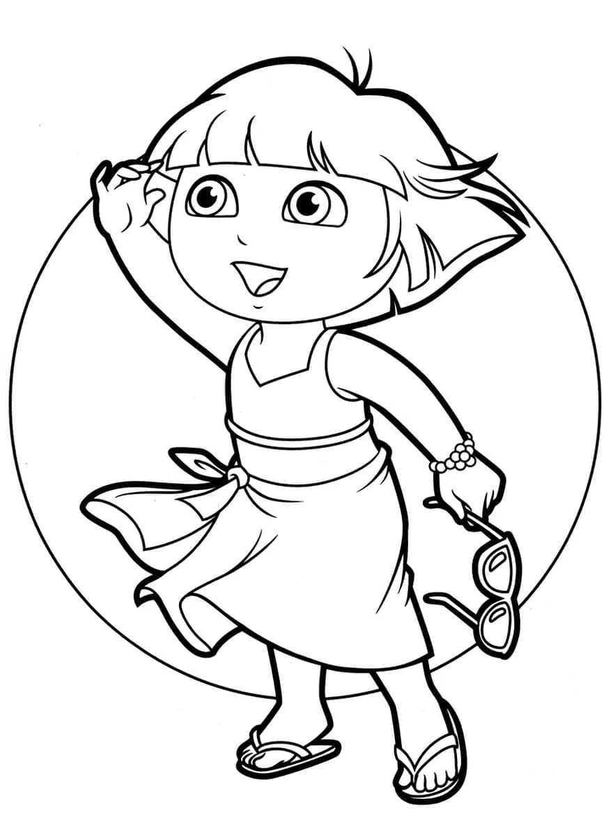 Dora the Explorer coloring page (35)