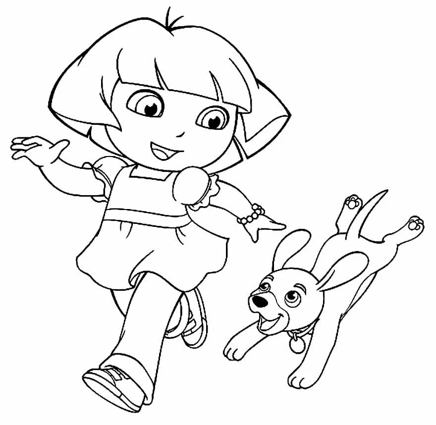 Dora the Explorer coloring page (37)