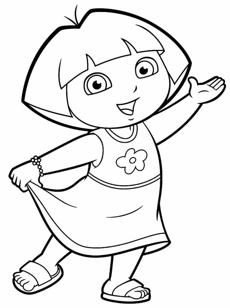 Dora the Explorer coloring page (41)