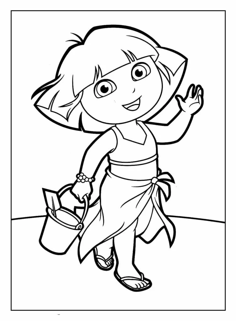 Dora the Explorer coloring page (42)