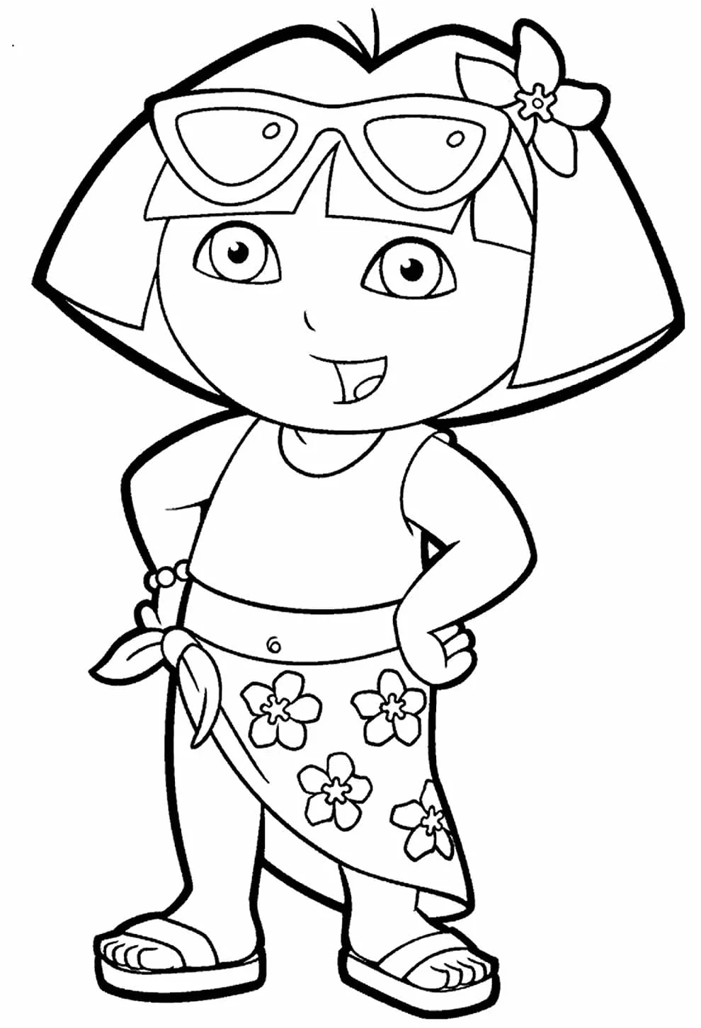 Dora the Explorer coloring page (43)