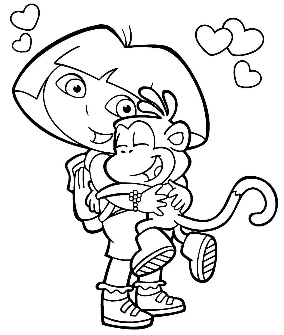 Dora the Explorer coloring page (44)