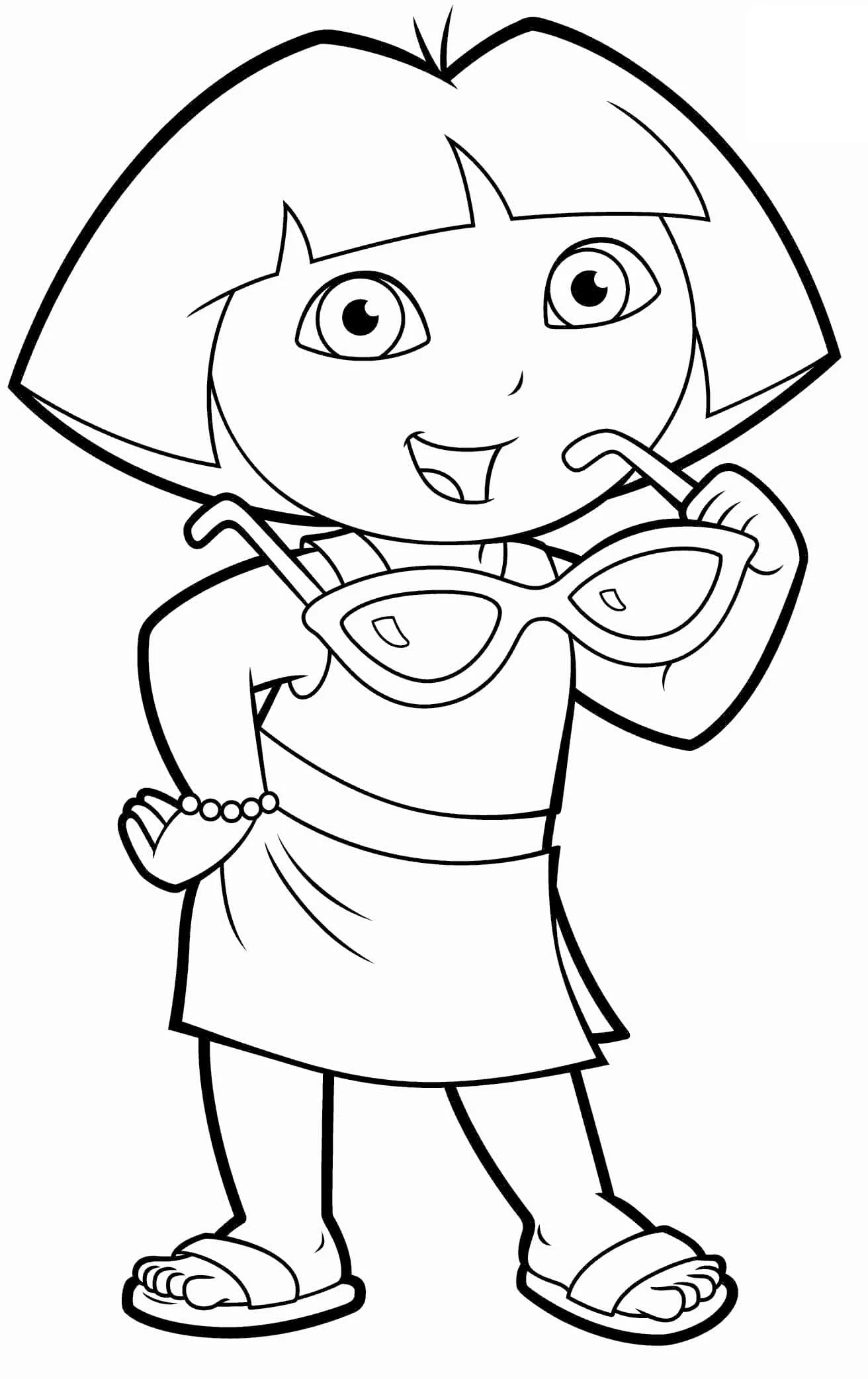 Dora the Explorer coloring page (46)