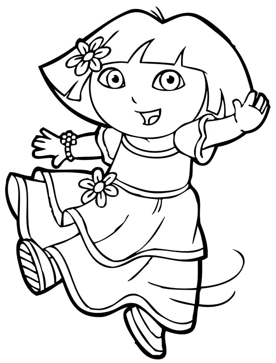 Dora the Explorer coloring page (47)