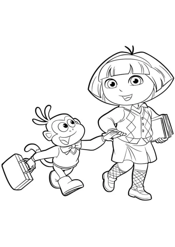 Dora the Explorer coloring page (5)