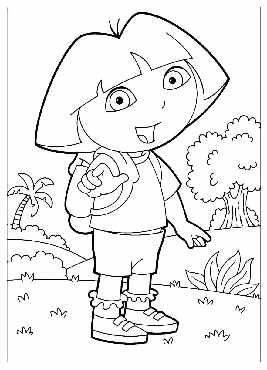 Dora the Explorer coloring page (54)