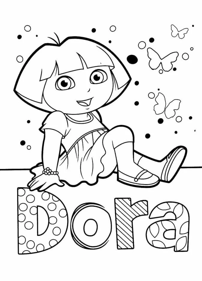 Dora the Explorer coloring page (56)