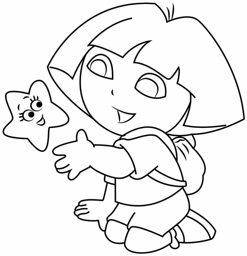 Dora the Explorer coloring page (58)