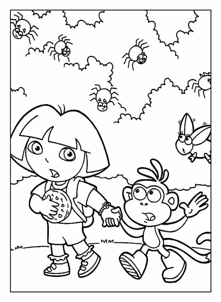 Dora the Explorer coloring page (6)