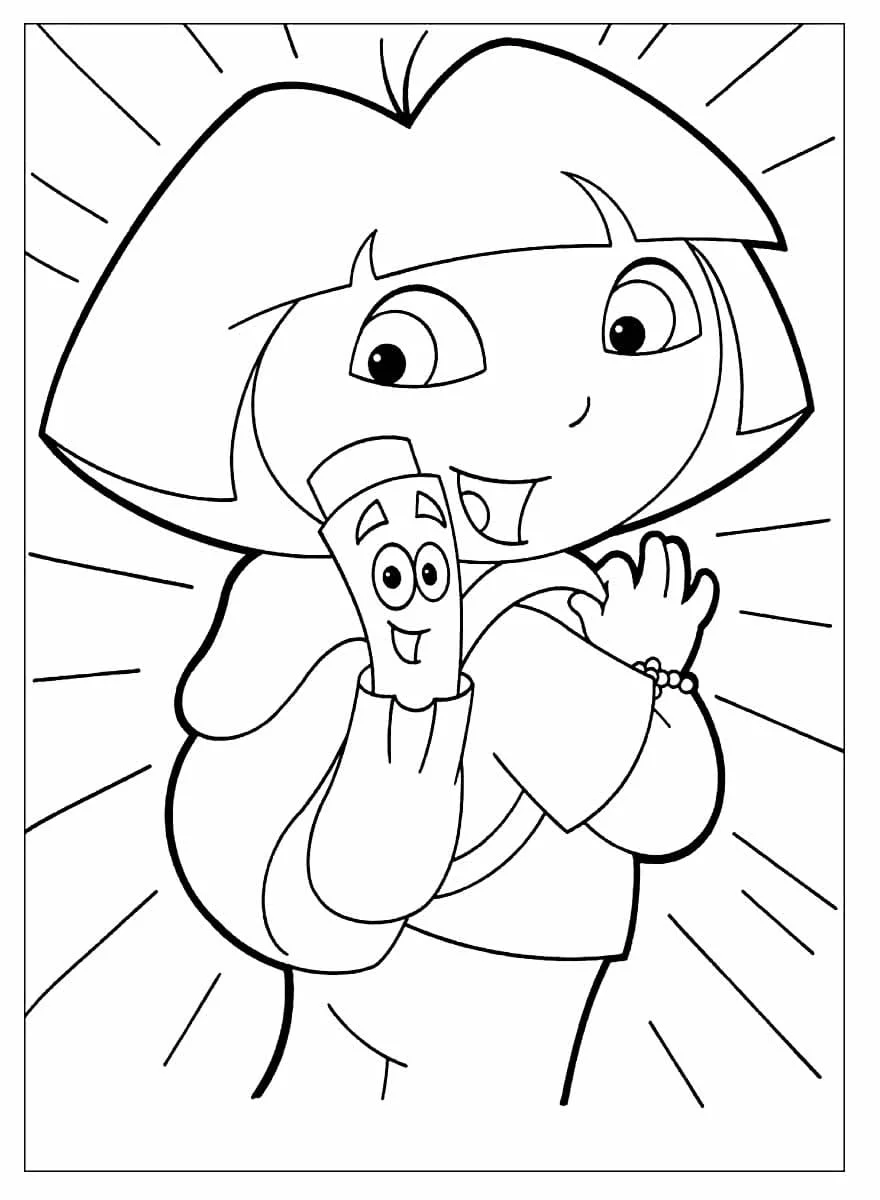 Dora the Explorer coloring page (60)