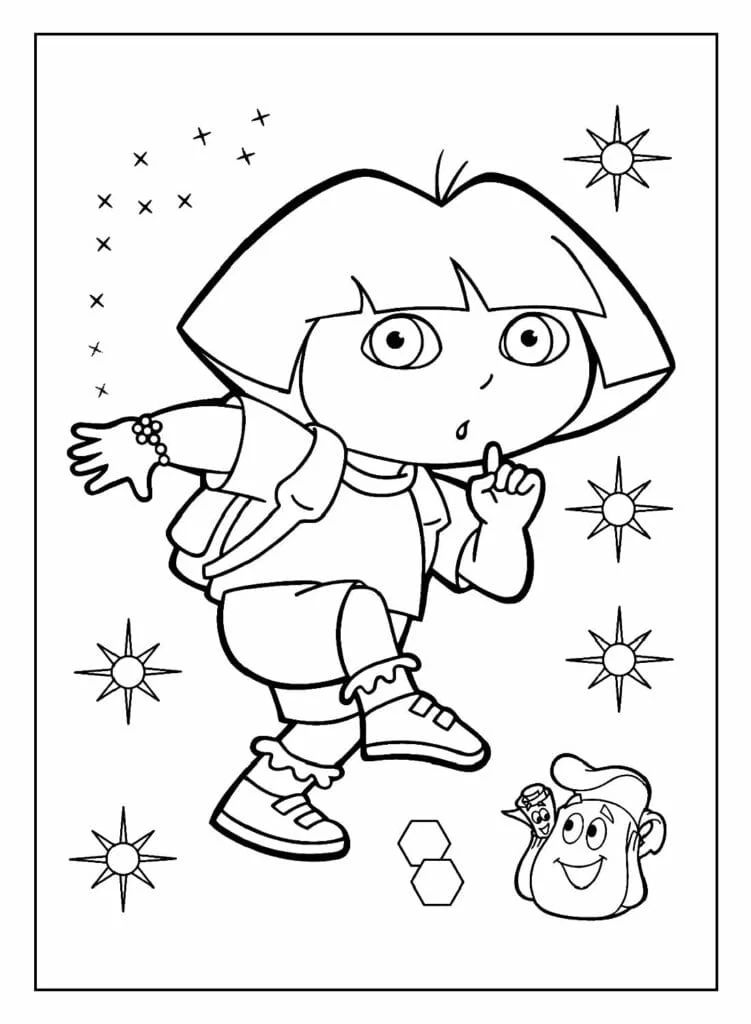 Dora the Explorer coloring page (61)