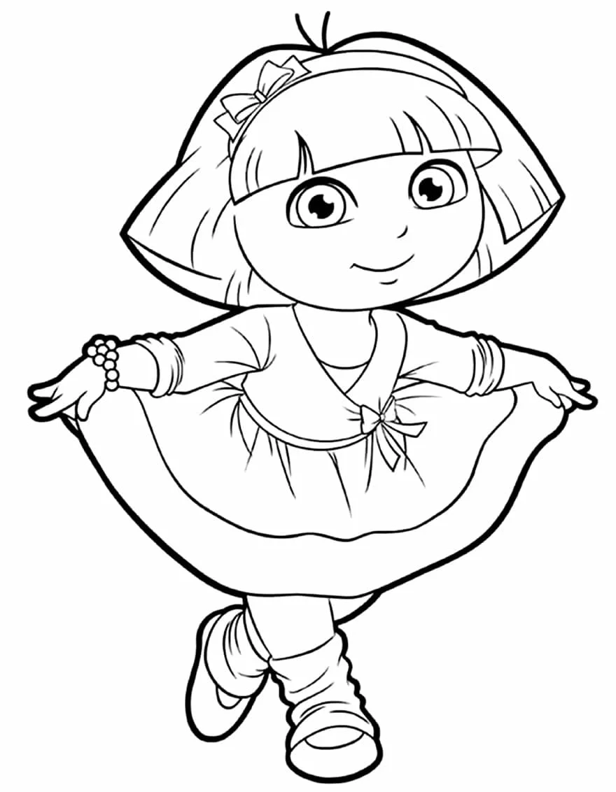 Dora the Explorer coloring page (62)