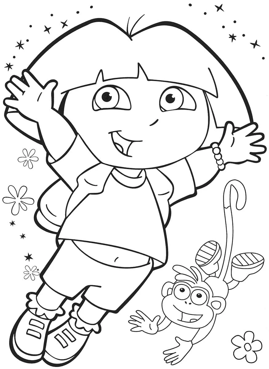 Dora the Explorer coloring page (64)