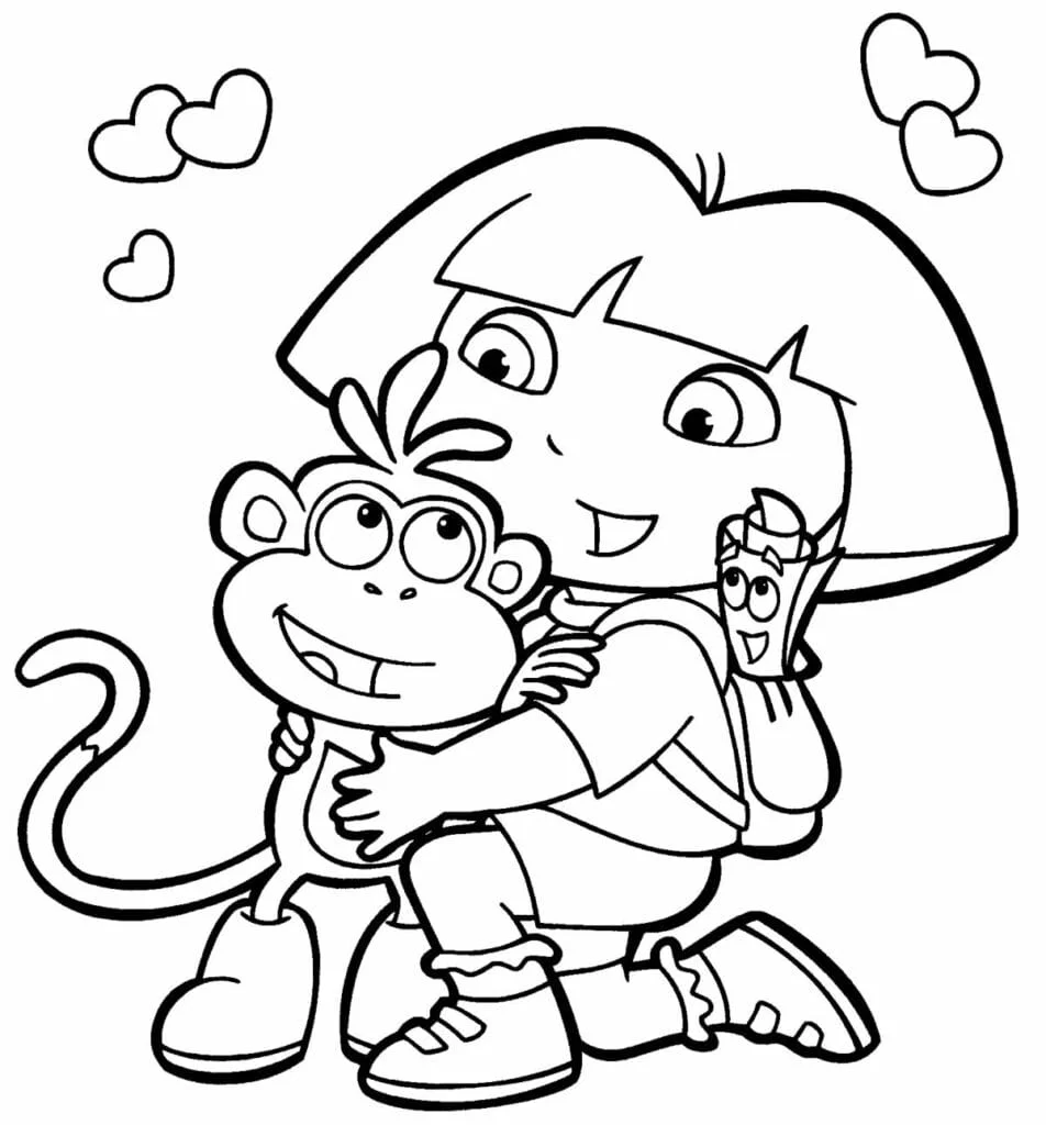 Dora the Explorer coloring page (69)