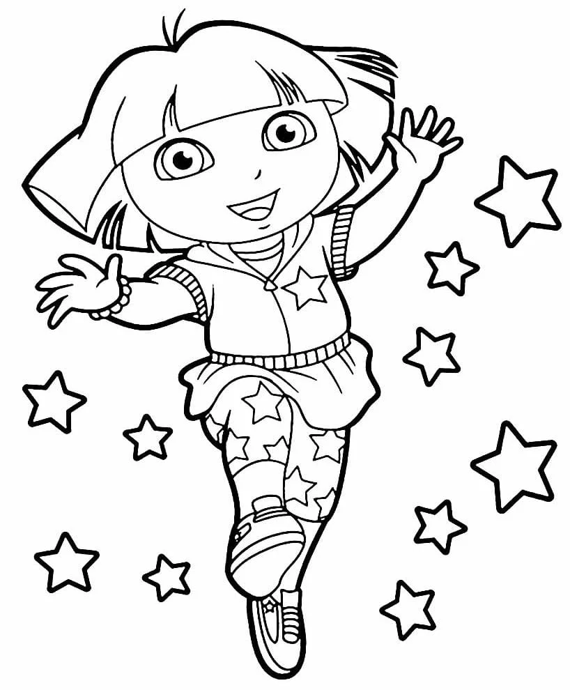 Dora the Explorer coloring page (7)