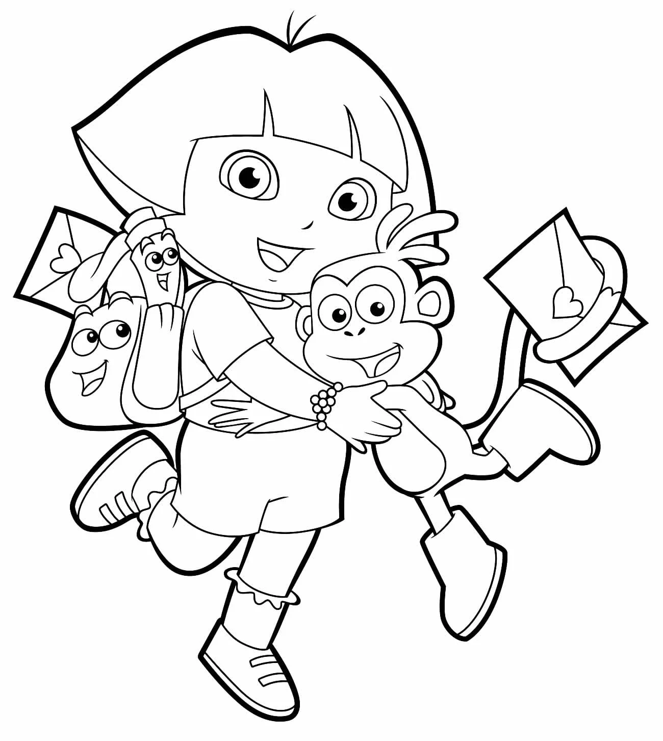 Dora the Explorer coloring page (72)