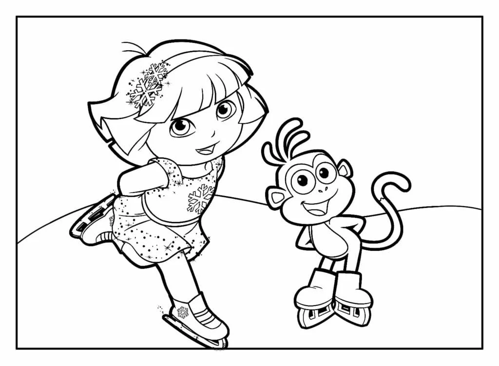 Dora the Explorer coloring page (74)