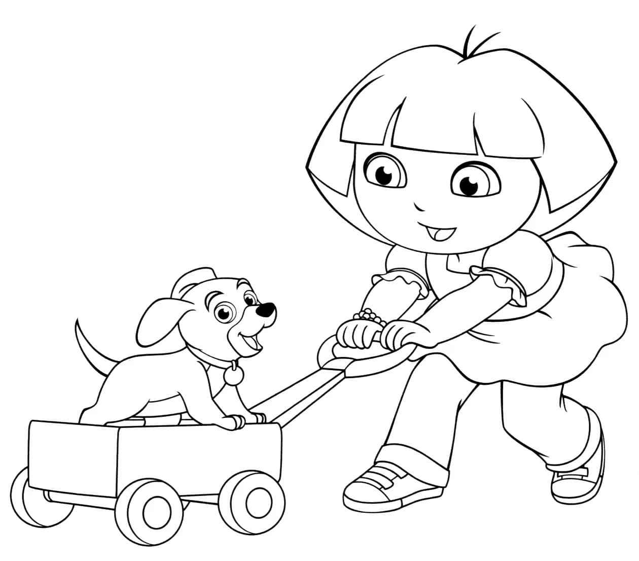 Dora the Explorer coloring page (76)