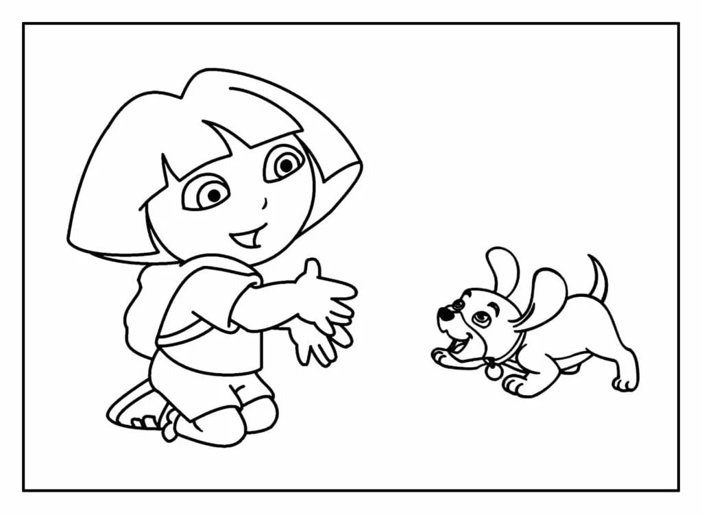 Dora the Explorer coloring page (78)