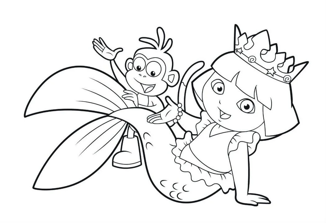 Dora the Explorer coloring page (79)