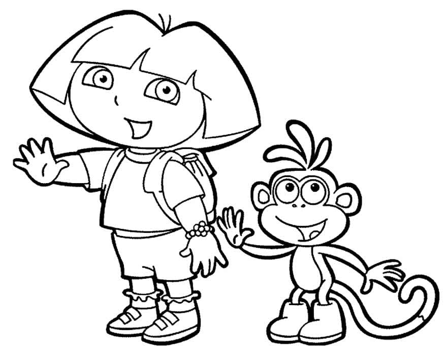 Dora the Explorer coloring page (80)