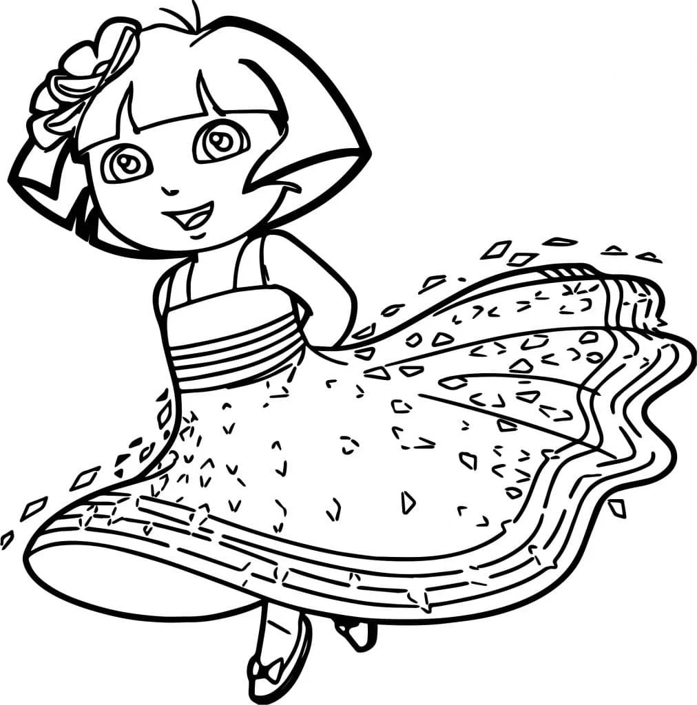 Dora the Explorer coloring page (81)