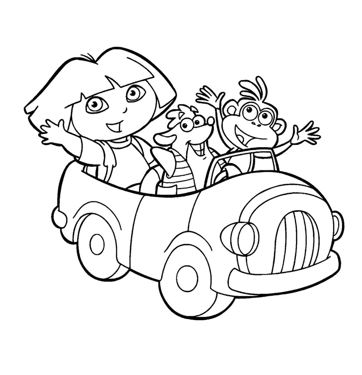 Dora the Explorer coloring page (82)