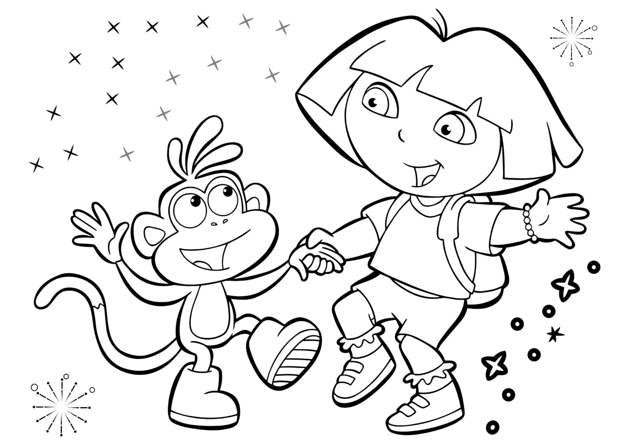 Dora the Explorer coloring page (85)