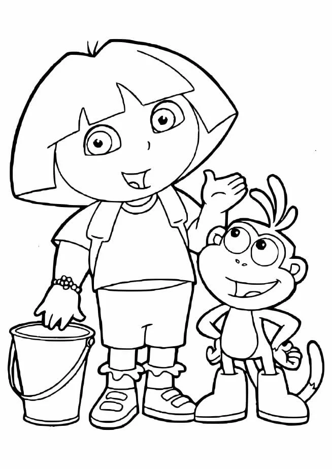 Dora the Explorer coloring page (88)