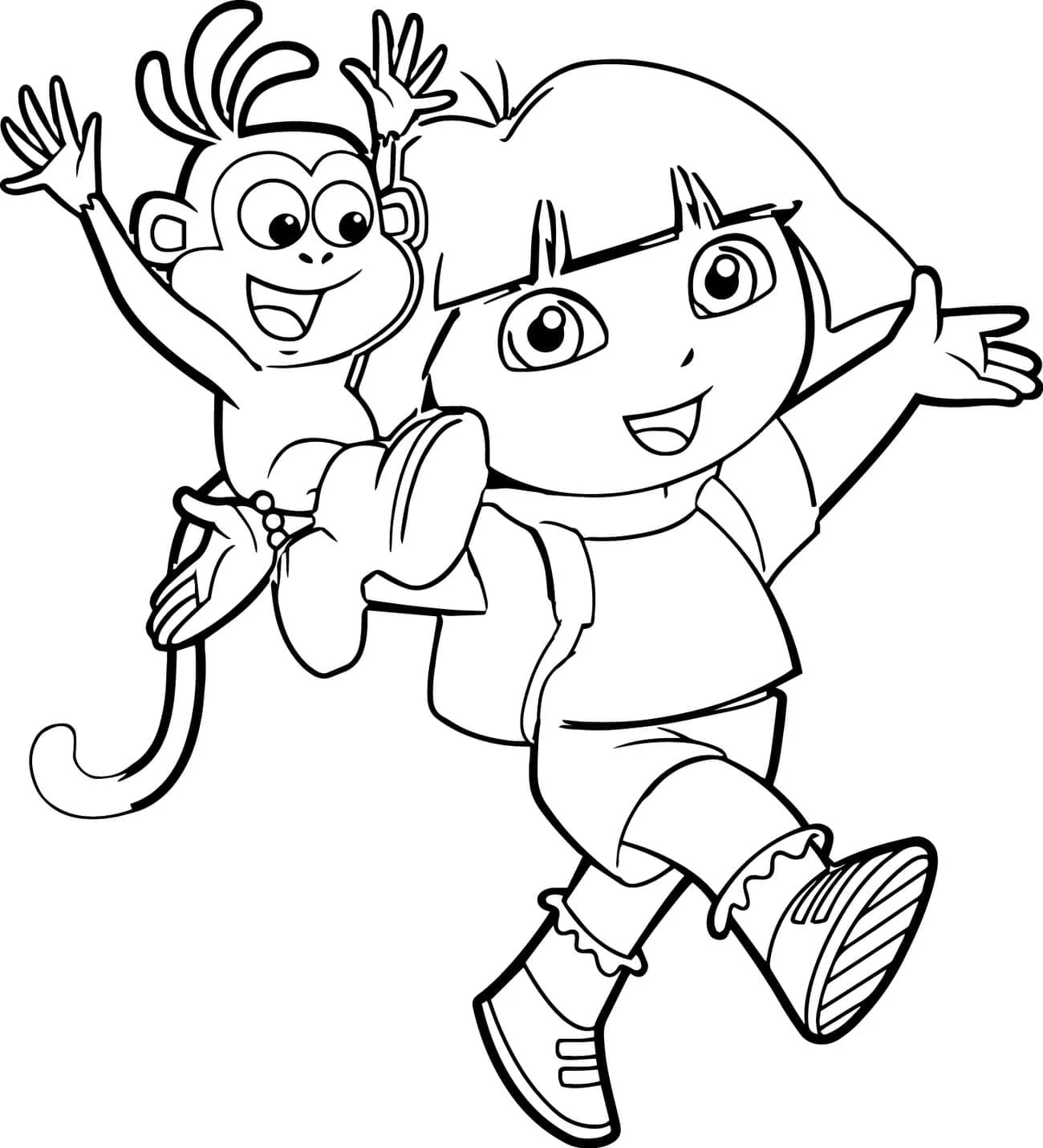 Dora the Explorer coloring page (89)