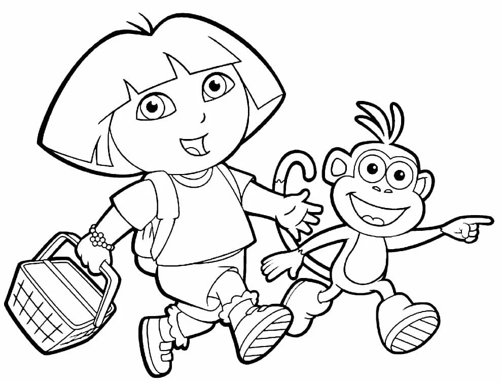 Dora the Explorer coloring page (90)