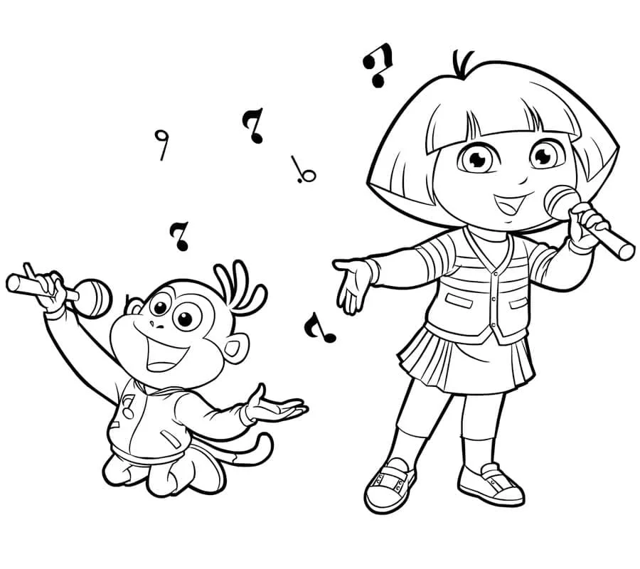 Dora the Explorer coloring page (91)